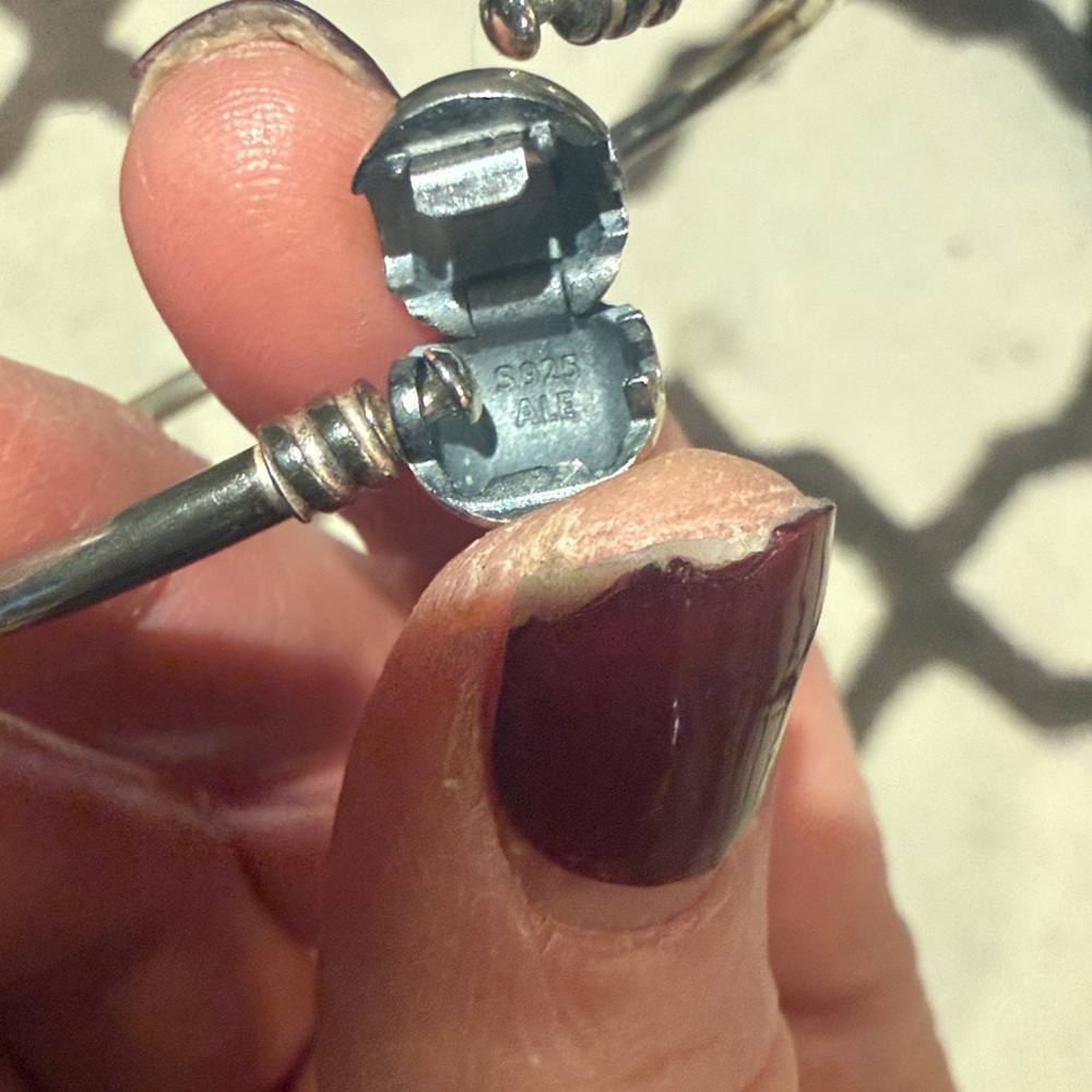 Pandora Silver Bangle Bracelet for charms - Picture 3 of 3